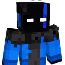 ItzNotBlue Minecraft avatar bust