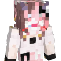 ItzShortieChan Minecraft avatar bust
