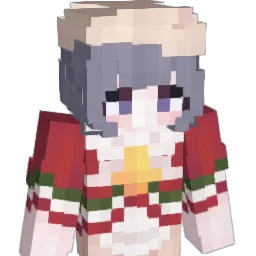 Iyeing Minecraft avatar bust