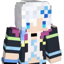 IzayoiSange Minecraft avatar bust