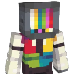 Izuku Minecraft avatar bust