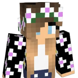 Izzyizzybellbell Minecraft avatar bust
