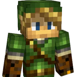 J03YM16 Minecraft avatar bust
