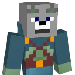 J3nga Minecraft avatar bust