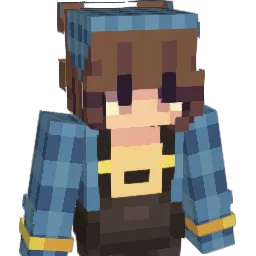 J70 Minecraft avatar bust