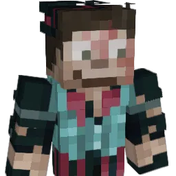 JCkids2 Minecraft avatar bust