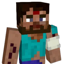 JGY Minecraft avatar bust