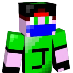 Jackpozz Minecraft avatar bust
