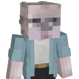 Jerbunkule Minecraft avatar bust