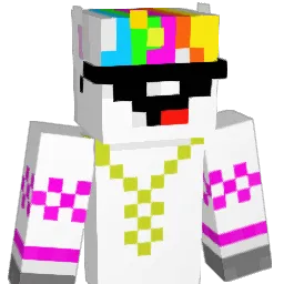 JiggleTwit Minecraft avatar bust