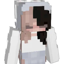 Jinnibean Minecraft avatar bust