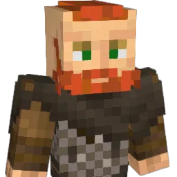 Johhney Minecraft avatar bust