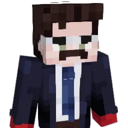 Jokertronus Minecraft avatar bust