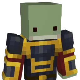 Juaninabucket Minecraft avatar bust
