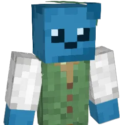 JuicyBblue Minecraft avatar bust