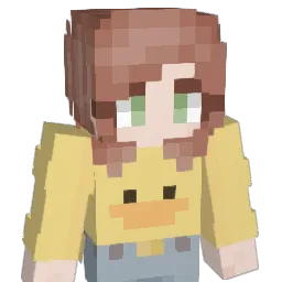 Jullebullee Minecraft avatar bust