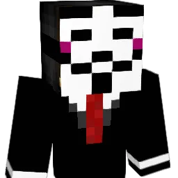 Jumpscreed Minecraft avatar bust