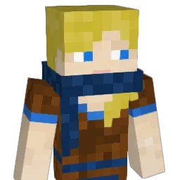 JuniperBlu Minecraft avatar bust