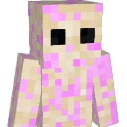 JustWhite Minecraft avatar bust