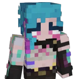 JustaJinx Minecraft avatar bust