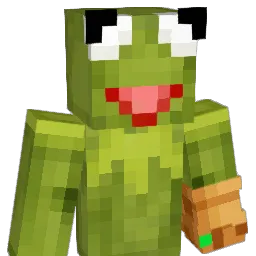K3rmitDaFrog Minecraft avatar bust