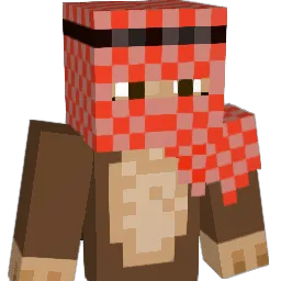 KFCPapi Minecraft avatar bust