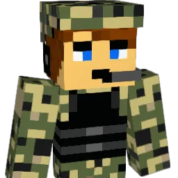 KOMENDO Minecraft avatar bust