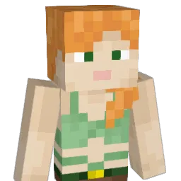 KUROAGEHA Minecraft avatar bust