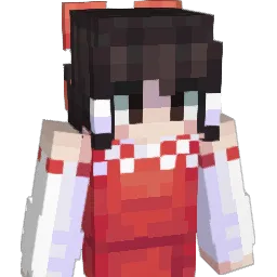 Kaguyain Minecraft avatar bust