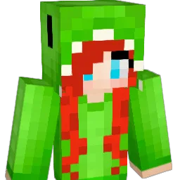 KahliMom Minecraft avatar bust