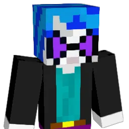 Kaksikasvoinen Minecraft avatar bust