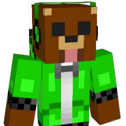 Kampenwandfuzzi Minecraft avatar bust