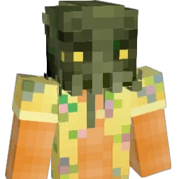 Karpthulhu Minecraft avatar bust