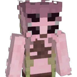 KateBella Minecraft avatar bust