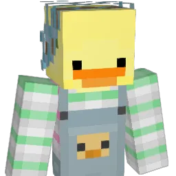 Kateduck Minecraft avatar bust