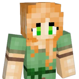 Katietempus Minecraft avatar bust