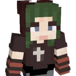 Kattie456 Minecraft avatar bust