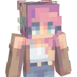 Kattigirl Minecraft avatar bust