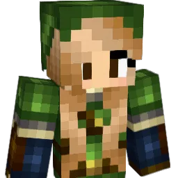 Kersenkoekje Minecraft avatar bust