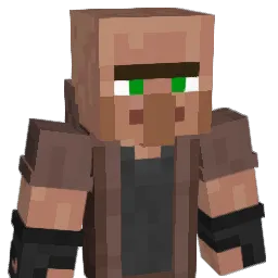 KidVillager Minecraft avatar bust