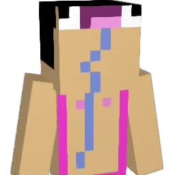 Kikuyo Minecraft avatar bust