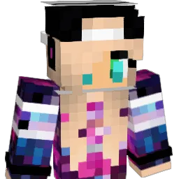 KinZrella Minecraft avatar bust