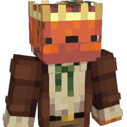 KingOfFlounders Minecraft avatar bust