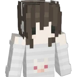 Kiryomia Minecraft avatar bust