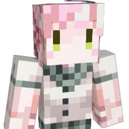 Kitasato Minecraft avatar bust