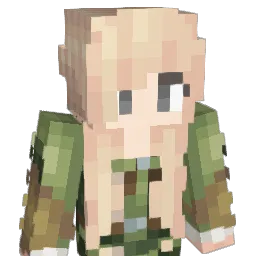 Knuffelbaar Minecraft avatar bust
