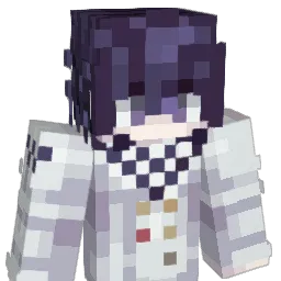 Kokichiiiiii Minecraft avatar bust