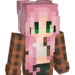 Kowgurl Minecraft avatar bust