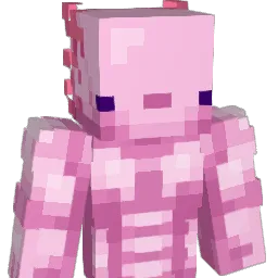Kripsolotl Minecraft avatar bust