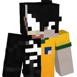 L7BW Minecraft avatar bust
